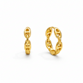 Dainty Chain Link Huggie Earrings