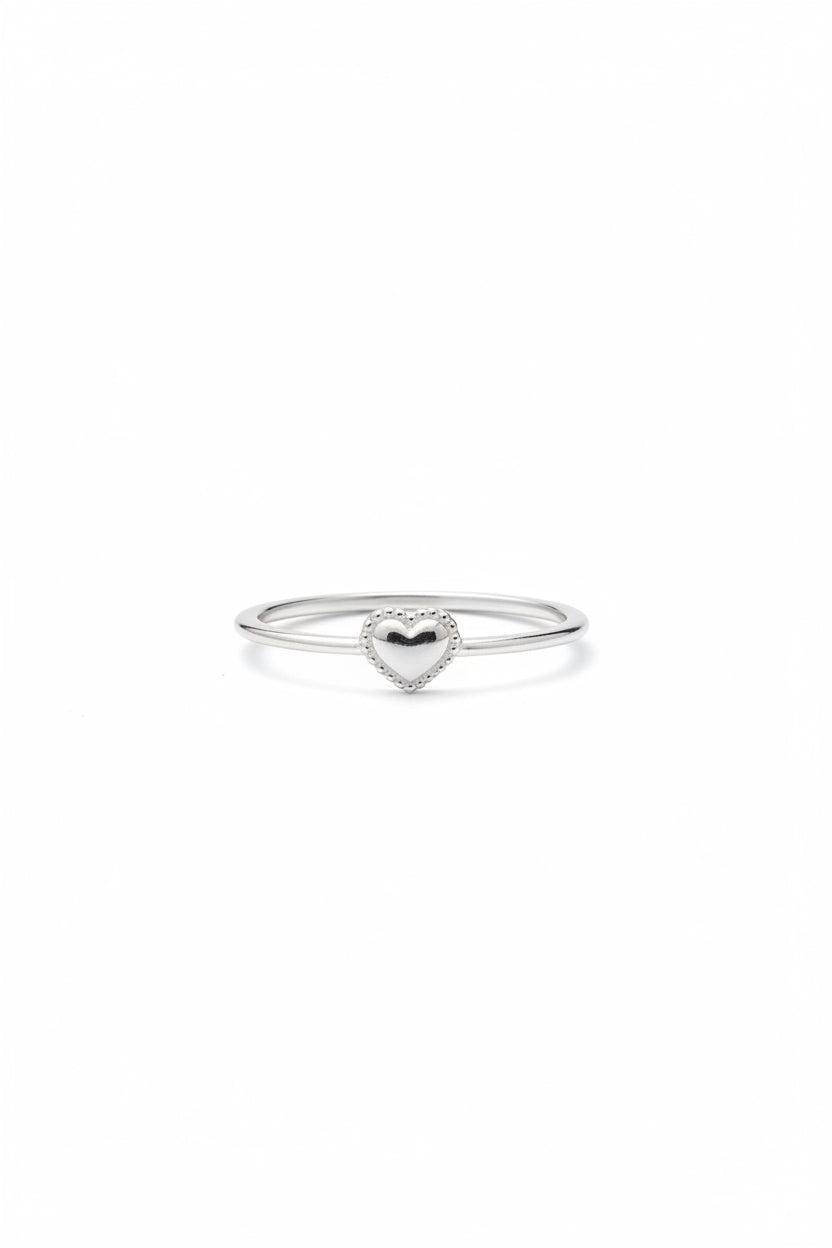 Silver Heart Ring
