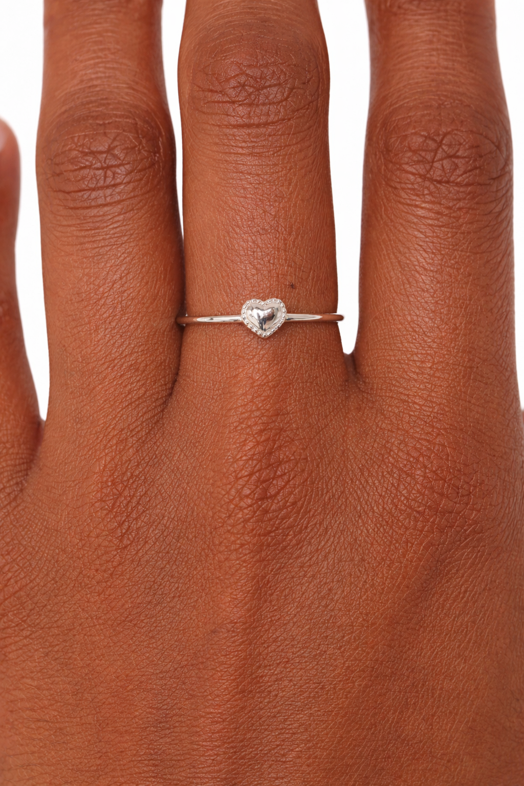Silver Heart Ring