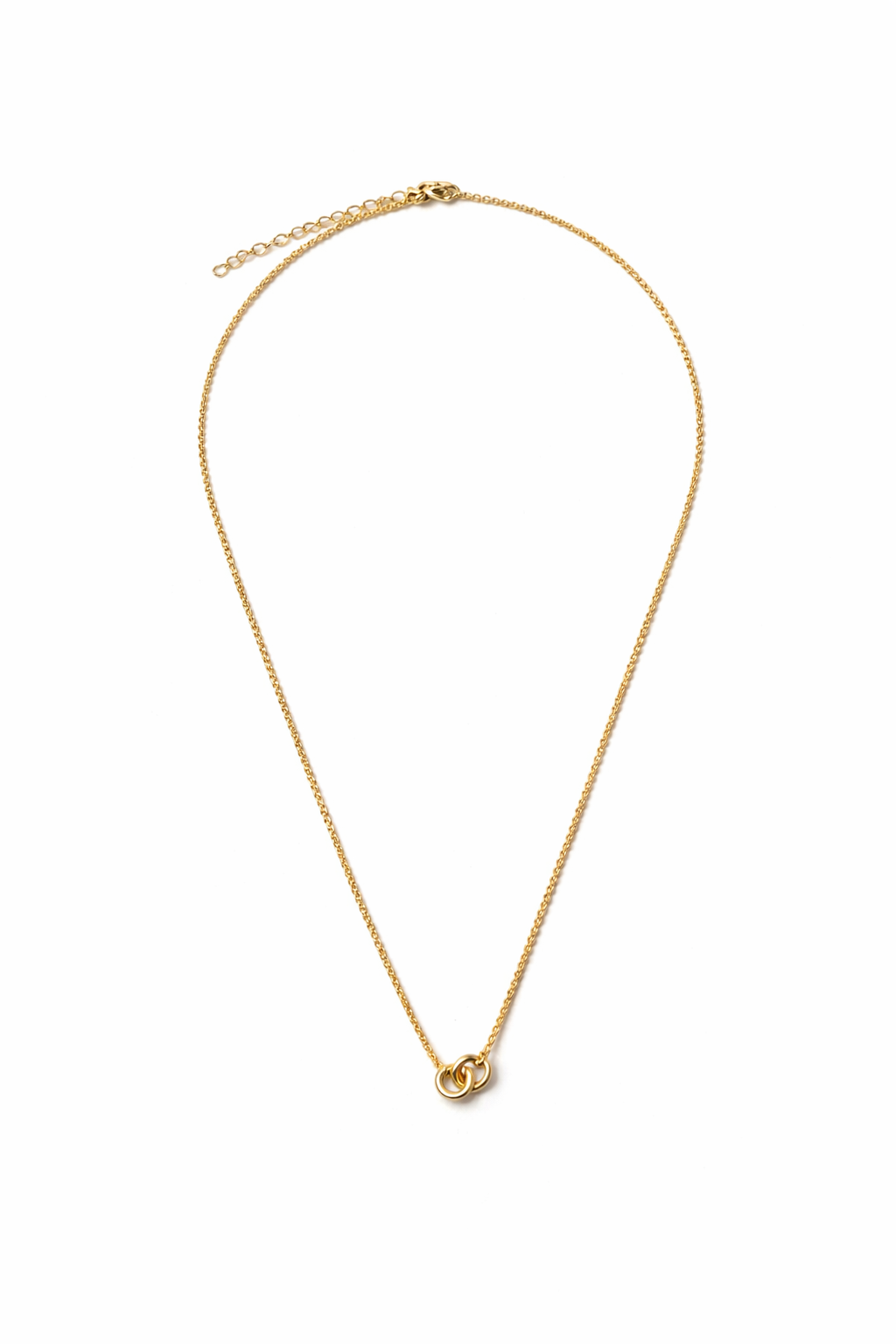 Connected Rings Pendant Necklace