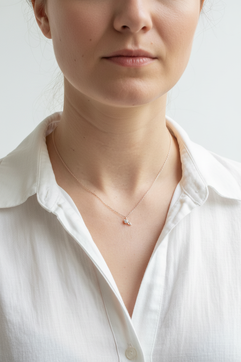 Tulip Bloom Pendant Necklace