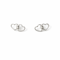 Holding Hearts Stud Earrings