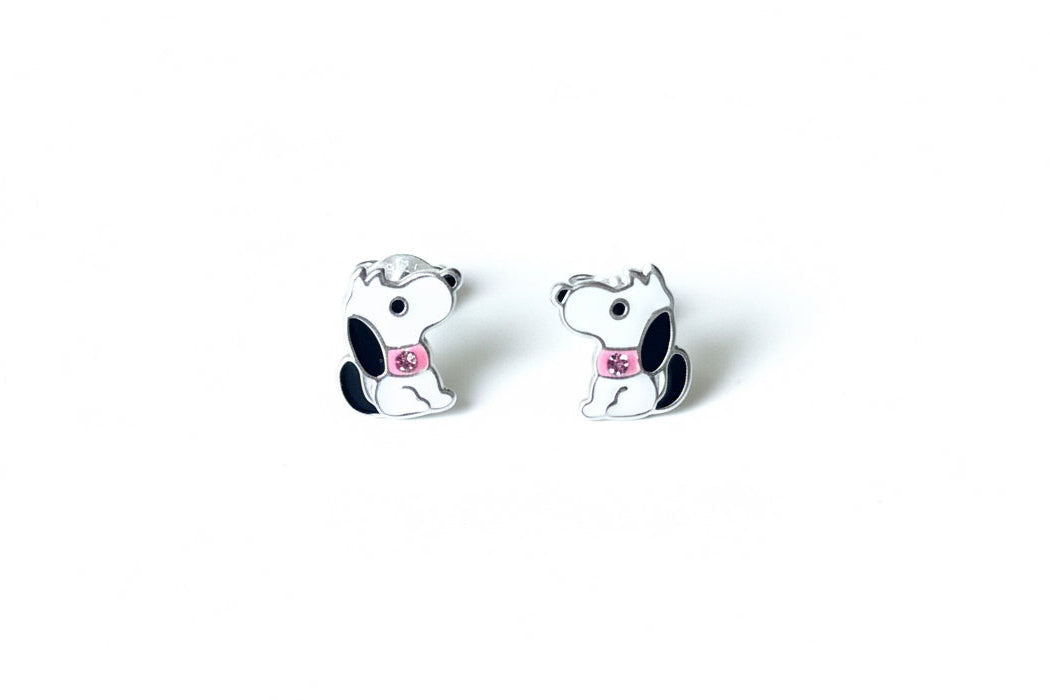 Sitting Dog Children’s Sterling Silver Ear Studs