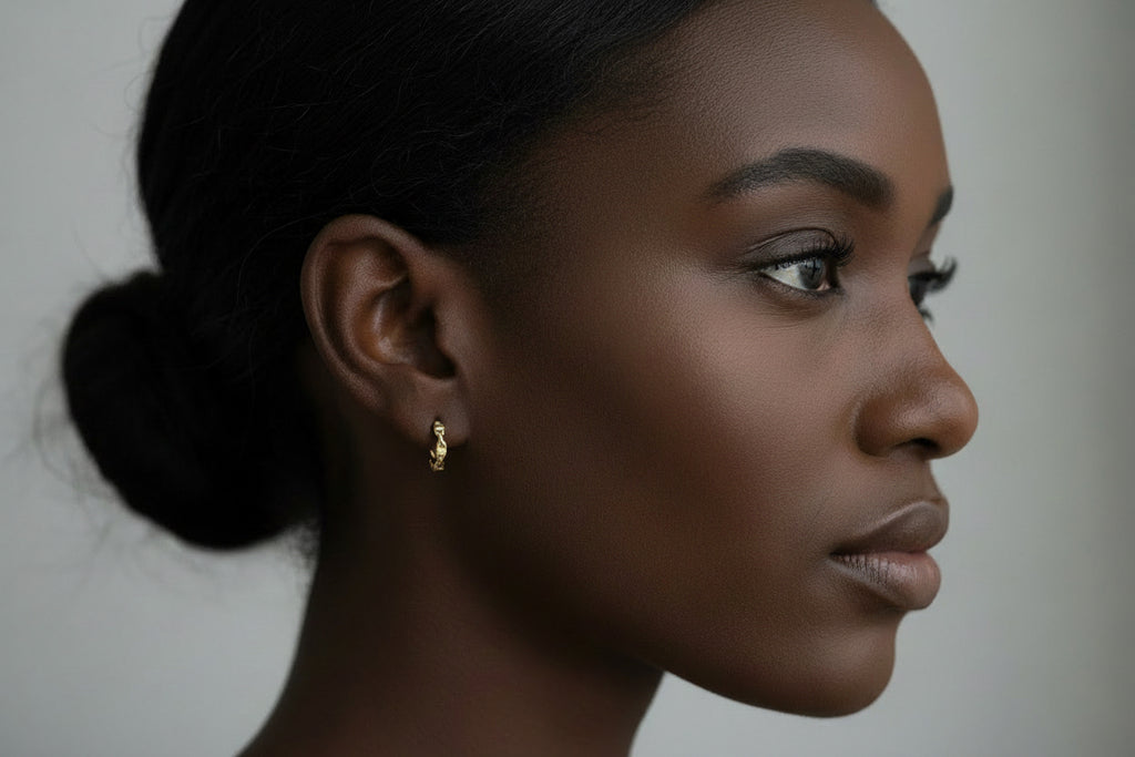Dainty Chain Link Huggie Earrings