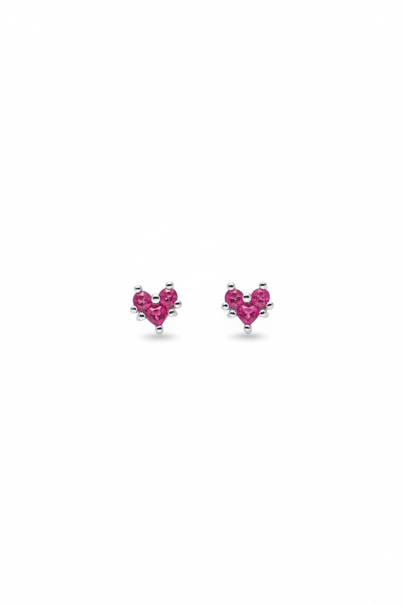Heart Shape Ear Studs