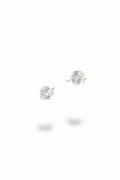 Minimal Knot – Sterling Silver Stud Earrings