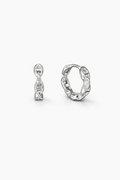 Dainty Chain Link Huggie Earrings